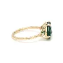 Emerald Two Stone Ring