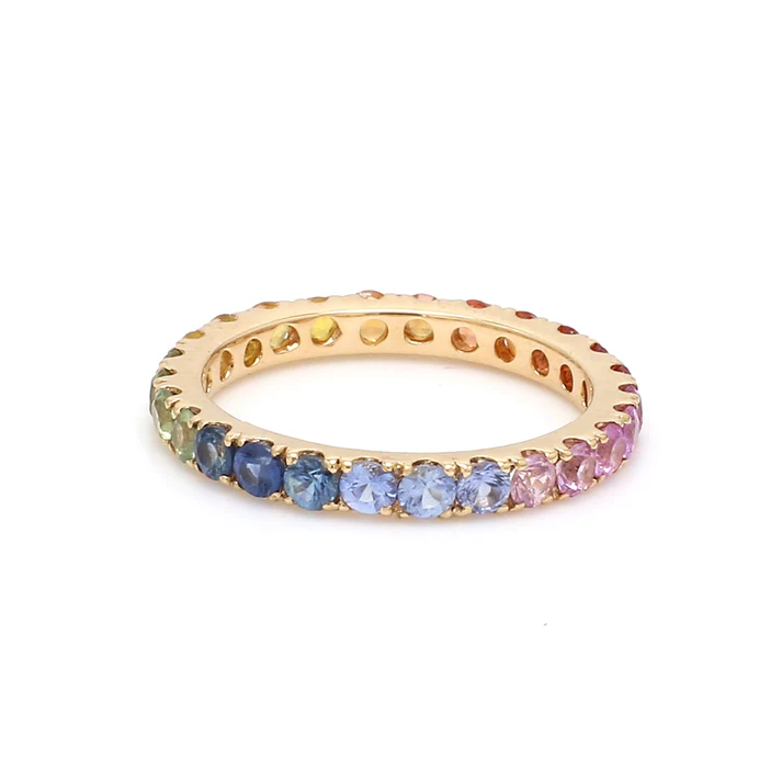 Florence Rainbow Sapphire Ring