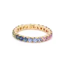 Florence Rainbow Sapphire Ring