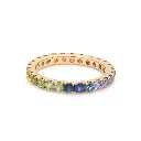 Florence Rainbow Sapphire Ring