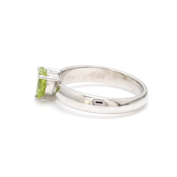 Peridot Heart Ring