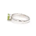 Peridot Heart Ring