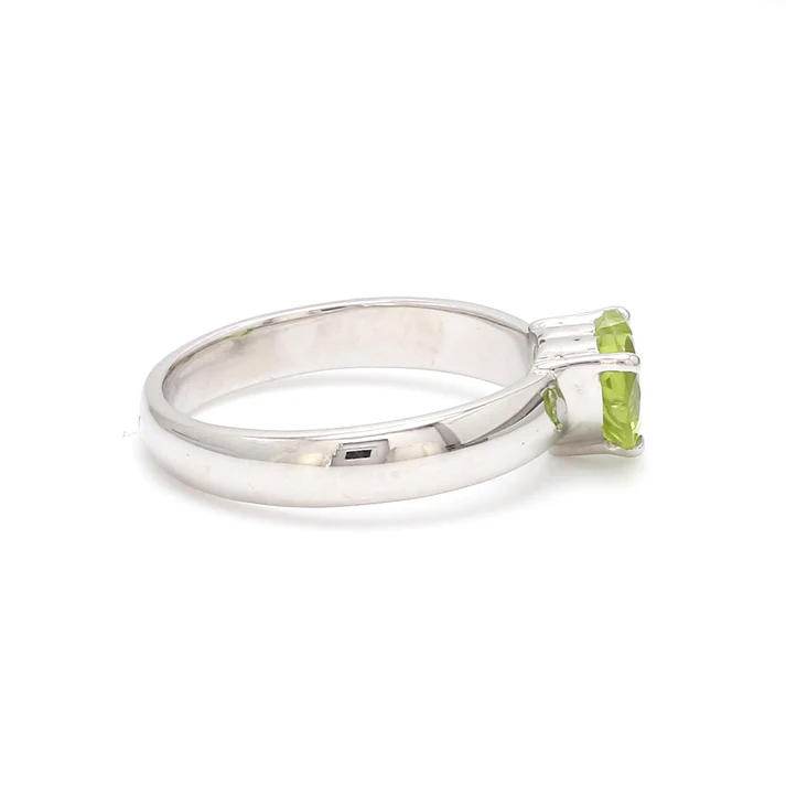 Peridot Heart Ring