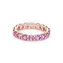 Pink Sapphire 3.50MM Round Ring