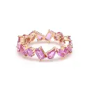 Pink Sapphire Mix Shape Ring