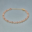 Ruby & Pink Sapphire Bubble Link Bracelet