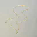 Tiny Green Goddess Necklace