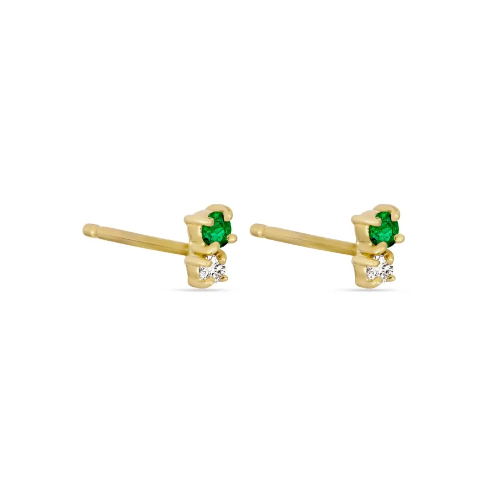 Second Hold Green Goddess Buddy Studs