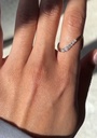 Unique Diamond Wave Ring