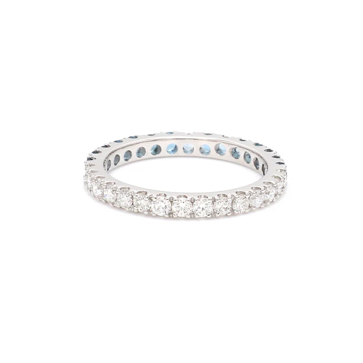 Topaz Diamond Half & Half Ring 