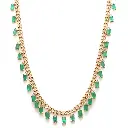 Emerald Link Chain Neclace