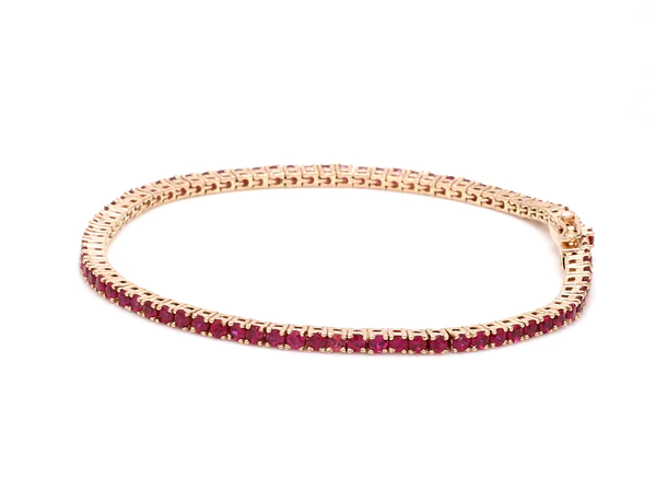 Ruby Round Bracelet