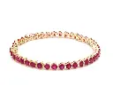 Ruby Trillion Bracelet