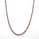 Ruby Tennis Necklace