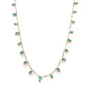 Emerald Mix Shape Necklace