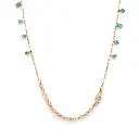 Emerald Mix Shape Necklace