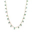 Emerald Mix Shape Necklace