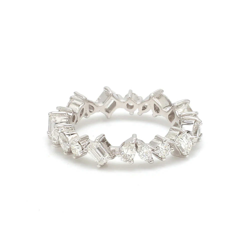 Diamond Mix Shape Eternity Ring