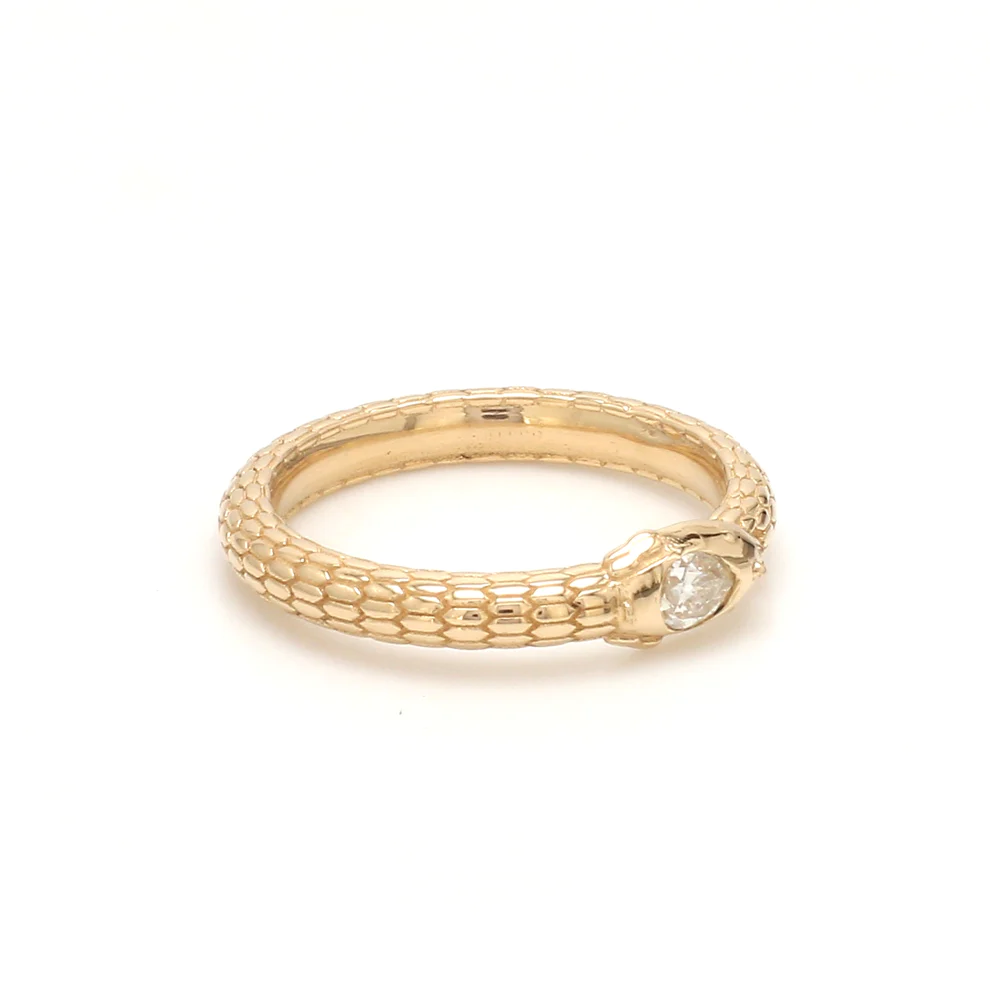 Diamond Snake Ring