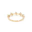 Diamond Baguette Diagonal Ring