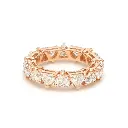 Diamond Heart Eternity Ring