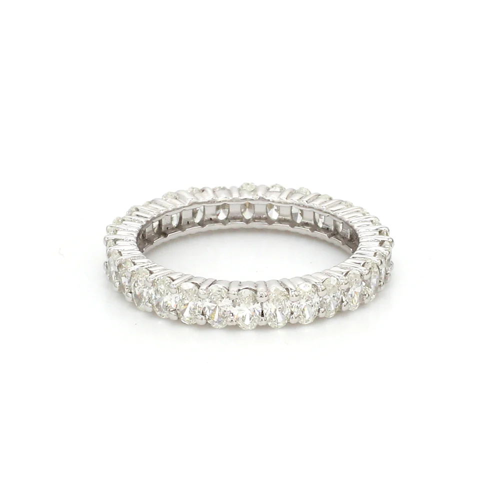 Diamond Oval Infinity Ring