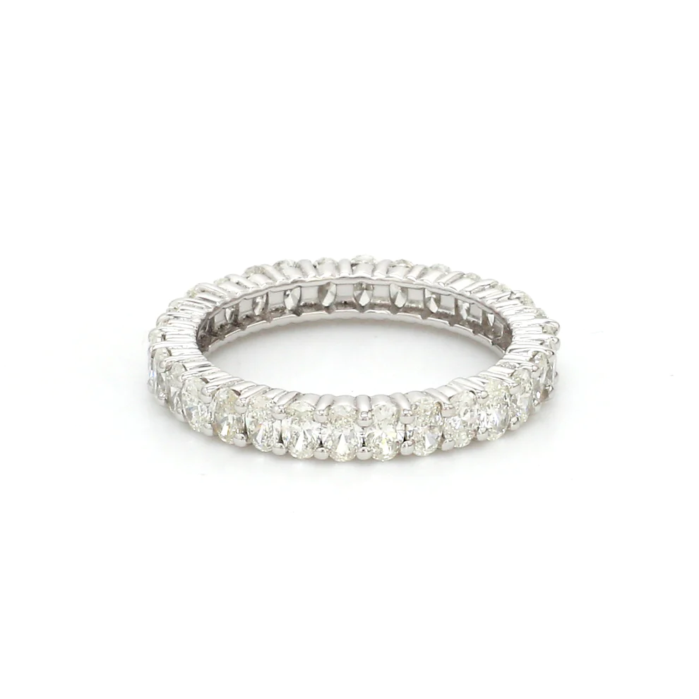 Diamond Oval Infinity Ring