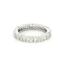 Diamond Oval Infinity Ring