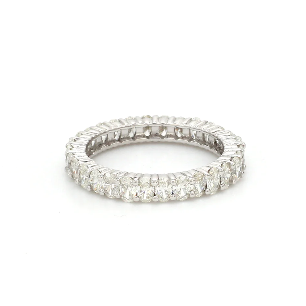 Diamond Oval Infinity Ring