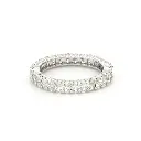 Diamond Oval Infinity Ring