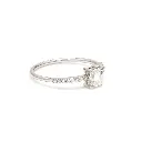 Diamond Emerald Cut Solitaire Ring