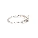 Diamond Emerald Cut Solitaire Ring