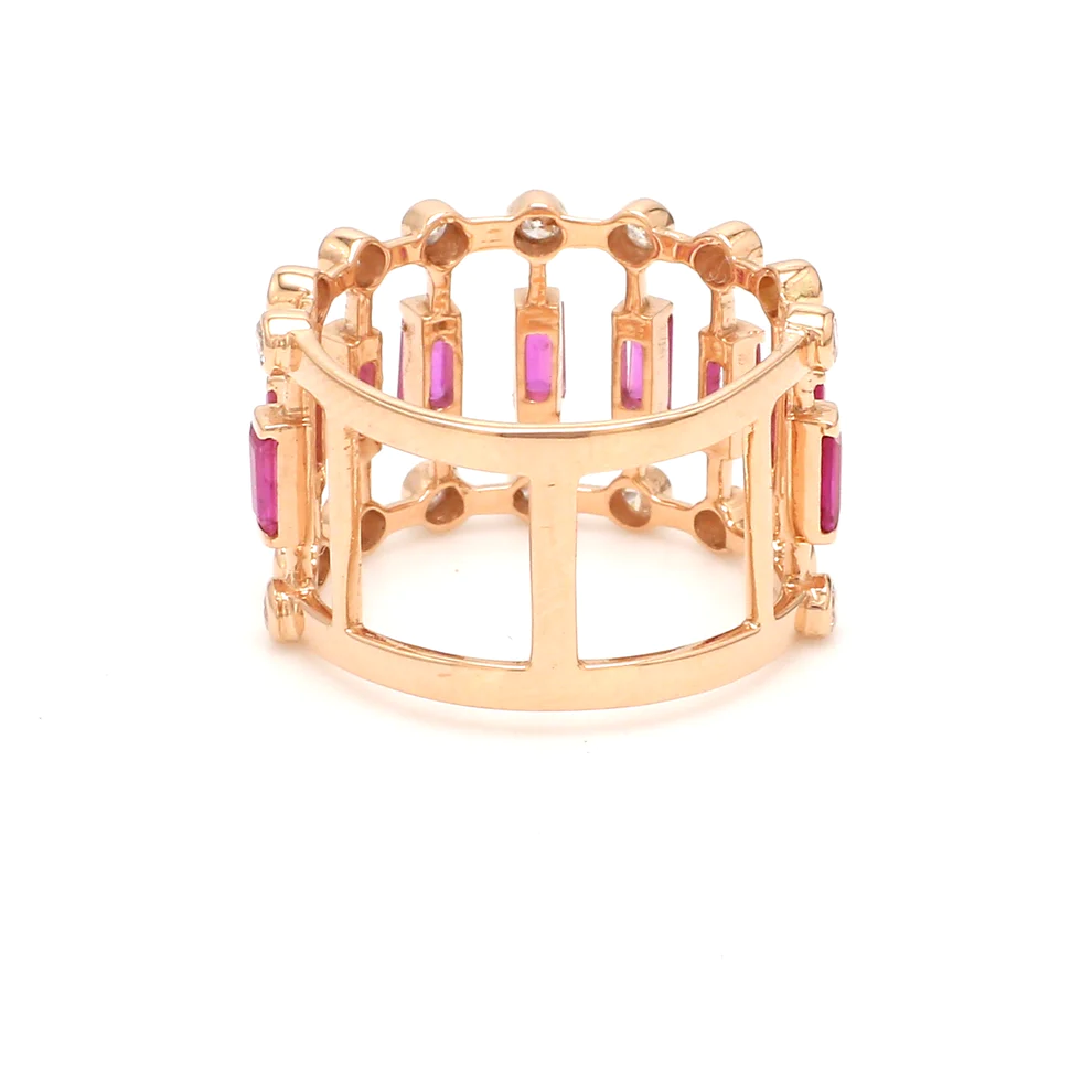 Ruby Crown Ring