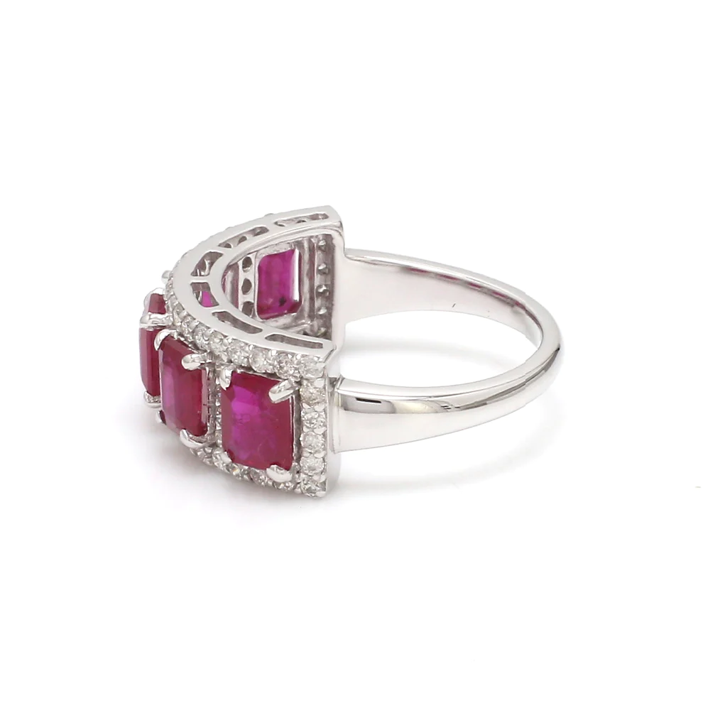 Ruby Five Stone Ring