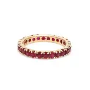 Ruby Round Eternity Ring