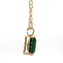 Emerald Big Solitaire Necklace