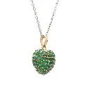 Emerald Heart Pendant