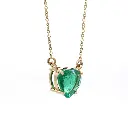 Emerald Heart Pendant