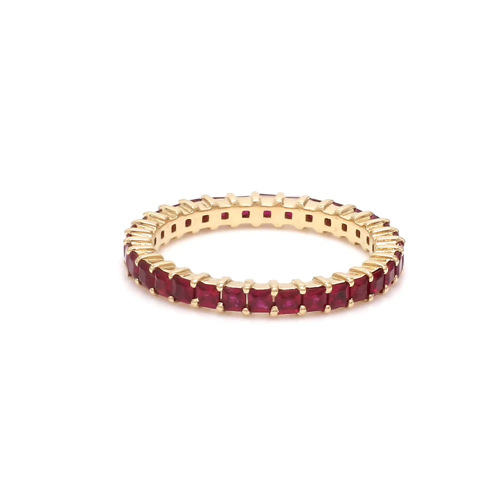 Ruby Princess Eternity Thin Band