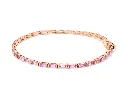 Pink Sapphire Horizontal Baguette Bracelet