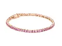 Pink Sapphire 2.50MM Bracelet