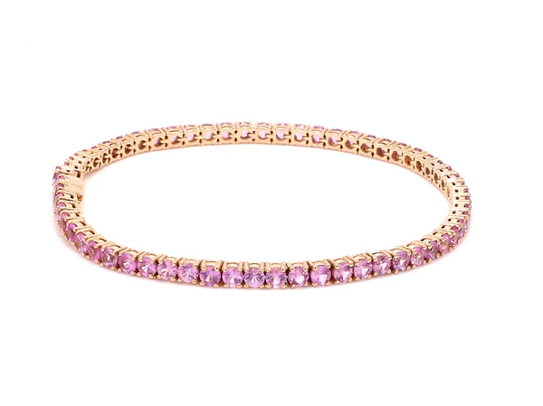 Pink Sapphire 2.50MM Bracelet