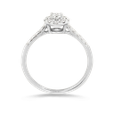 Round Halo Engagement Ring