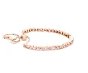 Pink Sapphire Bolo Chain Bracelet