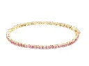 Pink Sapphire 2MM Tennis Bracelet