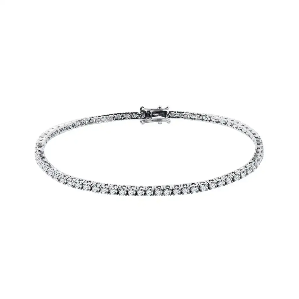 Diamond Tennis Bracelet in 14K White Gold