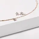 Bracelet With Diamonds In Rose Gold