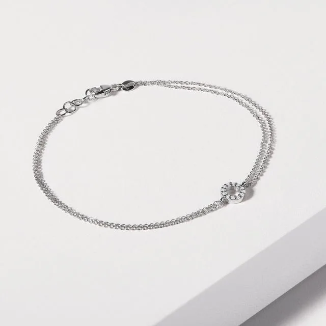 White Gold Bracelet With Diamonds