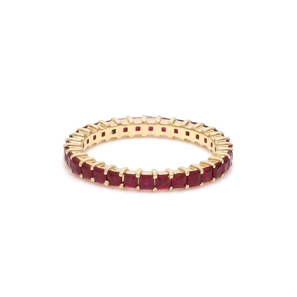 Ruby Princess Eternity Thin Band