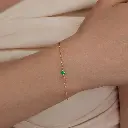 Dainty Emerald Luxe Bracelet